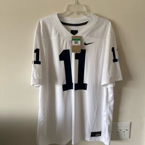 Nike White and Black Men's Jersey